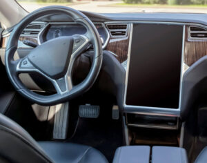self-driving vehicle inside