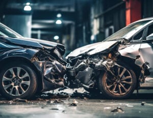 AI image of car accident