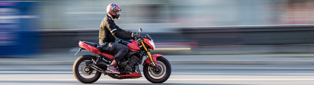 motorcycle in city