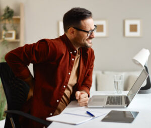 work from home back injury