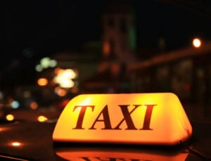 taxi sign